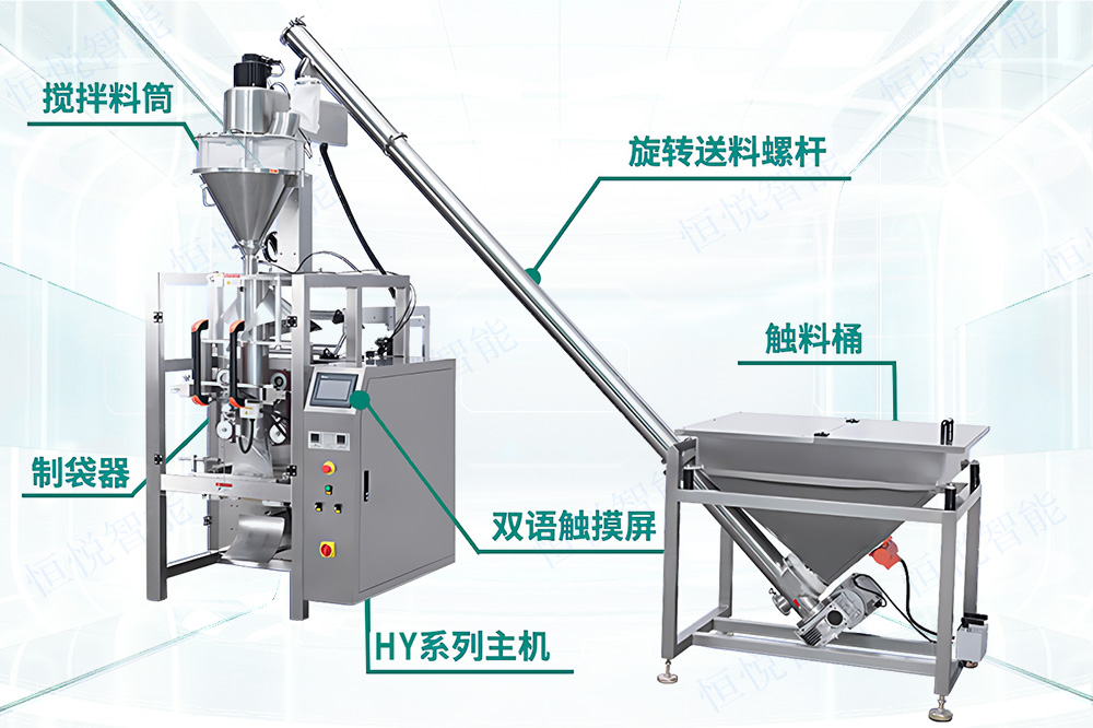 成套全自动粉体污视频成人生产线构成